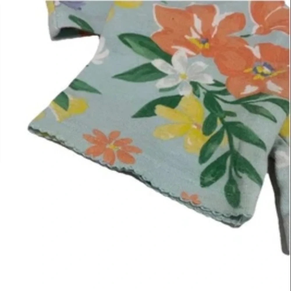 Carter's Baby 24 Months Pajama Set Snug Fit Floral Summer PJ Short Sleeve Shorts